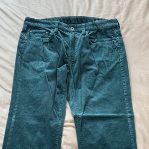 Bonobos Men's Corduroy Pants in Teal
